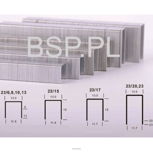 Zszywki 23/24 - 1000szt. BSP