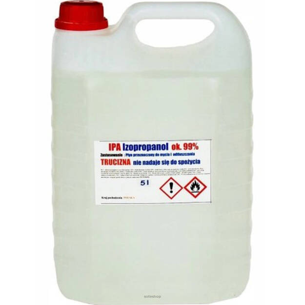 Alkohol przemysłowy Izopropanol 5l