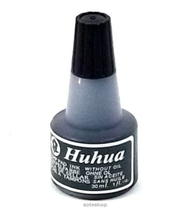 Tusz do stempli 30ml czarny HUHUA SDM