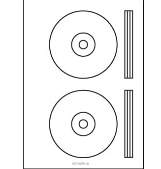 Etykiety EMEKO na CD śr. 114 (50) 