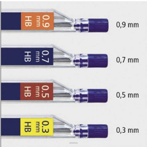 Grafity do ołówka STAEDTLER 0,3 HB