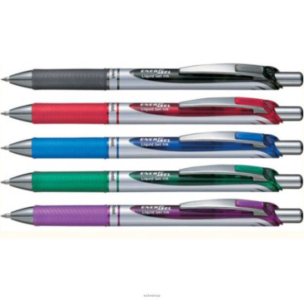 Cienkopis kulkowy PENTEL BLN75D zielony