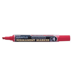 Marker perm.PENTEL NLF60B ścięty czerwony