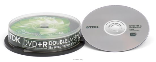 Płyta DVD+R  TDK Double Layer (8,5GB) 25 cake