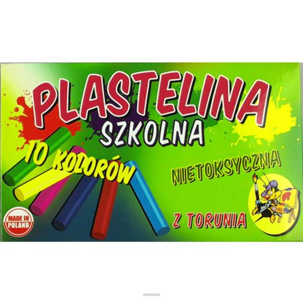 Plastelina 10 kolorów BSP