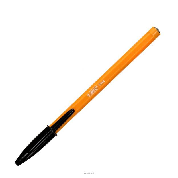 Długopis T jednorazowy (typ BIC)- ORANGE czarny 