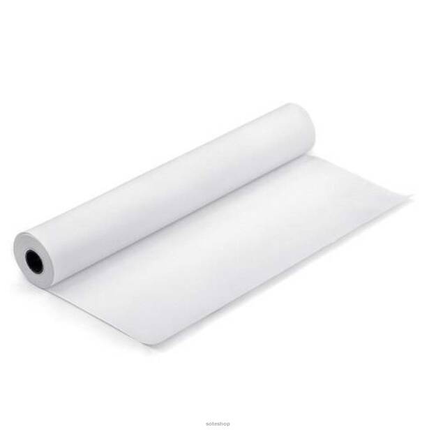 Papier pakowy KRAFT 70g/m2 BIAŁY prążki 102cm ROLA