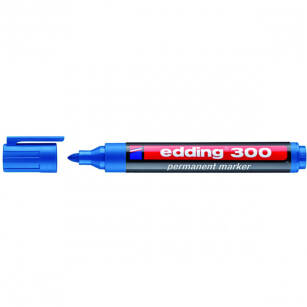 Marker perm.EDDING 300 ) niebieski 1,5-3mm