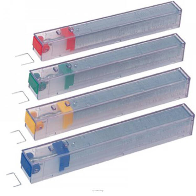 Zszywki LEITZ 26/ 8 K8 kasetki  5magaz. pomarańczo