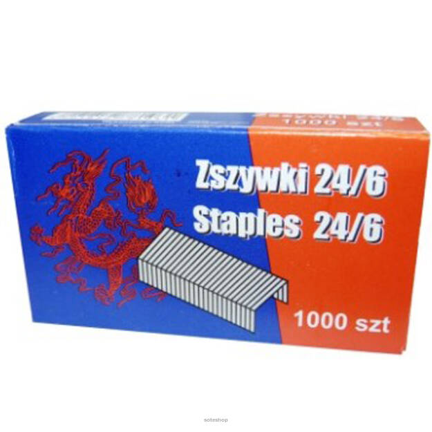 Zszywki 24/6 - 1000szt. OK Officce