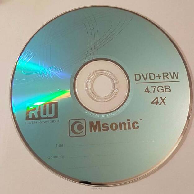 Płyta DVD-RW MSO/MAXWE 4,7GB w grubym pudełku