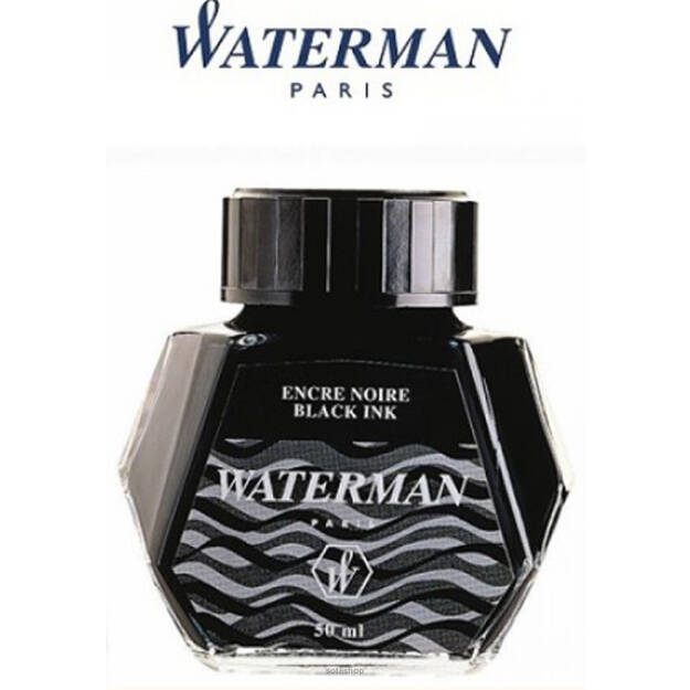 WATERMAN Atrament do piór czarny