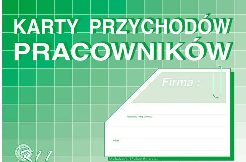 Karty przychodów pracowników A4   K-11 wyp1