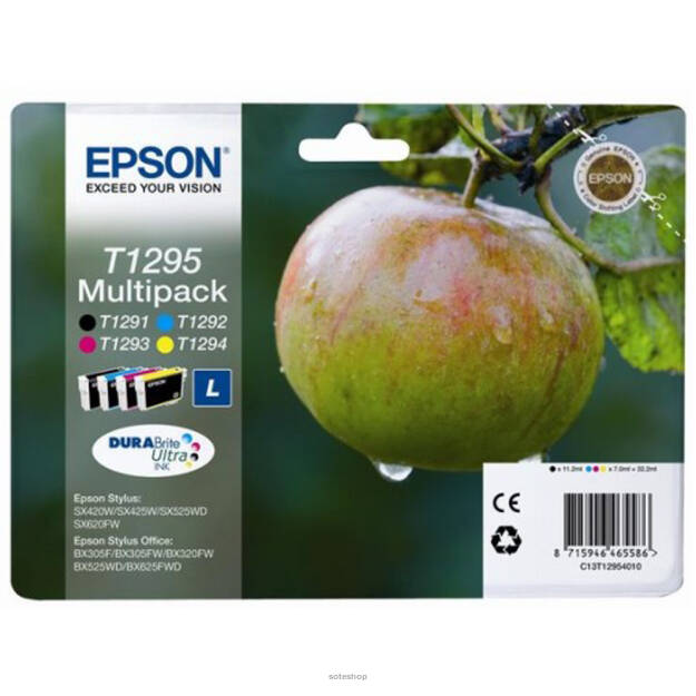 Tusz Epson C13T12954010 Multipack bk+c T1295 ORG