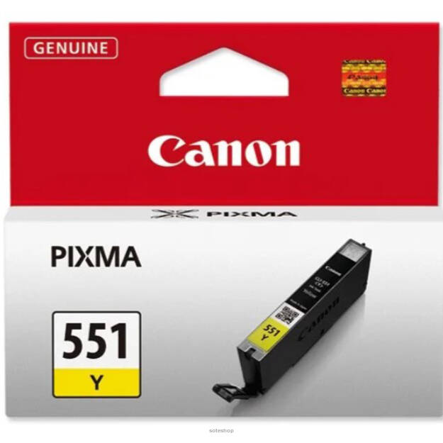 Tusz Canon 6511B001 CLI551Y żółty 7ml org